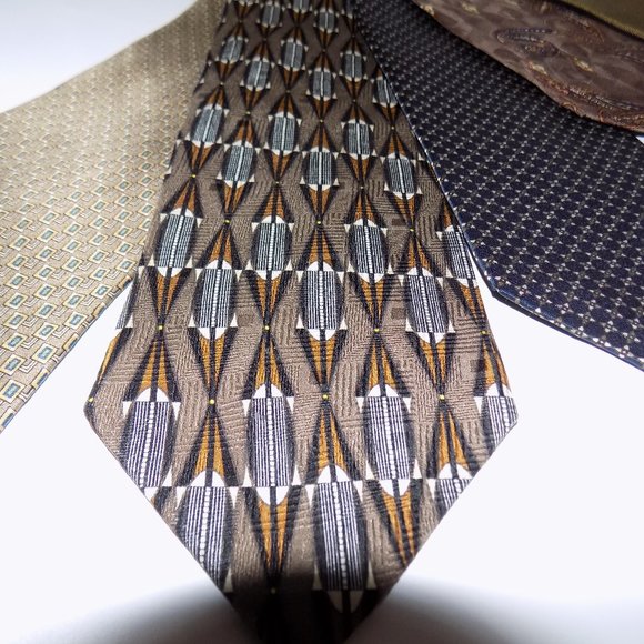 Jones New York / Zylos / Clay Brooke Ties Lot of 5 - Picture 3 of 7